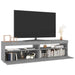 Comodă TV cu lumini LED, 2 buc., Sonoma gri, 75x35x40 cm - WALTI WALTI