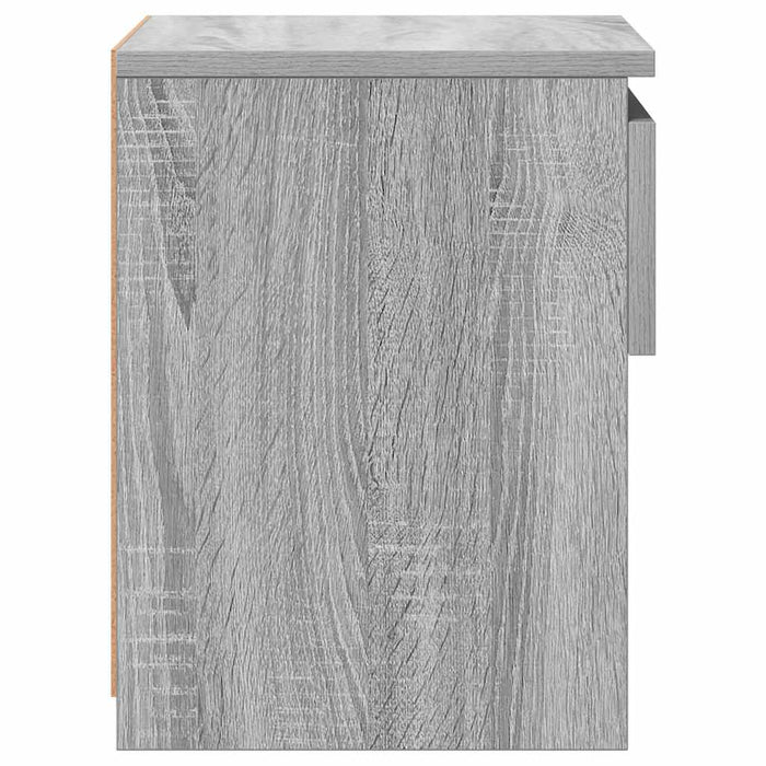 Noptiere, 2 buc., Sonoma gri, 40x30x39 cm, lemn prelucrat - WALTI WALTI