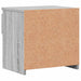 Noptiere, 2 buc., Sonoma gri, 40x30x39 cm, lemn prelucrat - WALTI WALTI