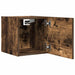 Comode TV montaj pe perete 2 buc. stejar fumuriu 30,5x30x30 cm - WALTI WALTI