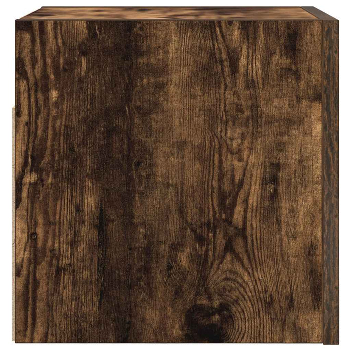 Comode TV montaj pe perete 2 buc. stejar fumuriu 30,5x30x30 cm - WALTI WALTI