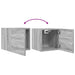 Dulapuri TV montaj pe perete, sonoma gri, 30,5x30x30 cm - WALTI WALTI