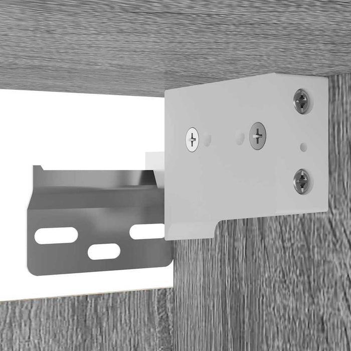 Dulap TV montaj pe perete, 2 buc., sonoma gri, 30,5x30x30 cm WALTI
