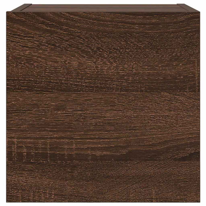 Dulap TV montaj pe perete, stejar maro, 30,5x30x30 cm WALTI