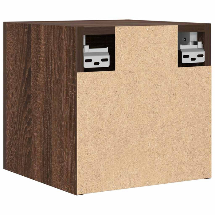 Dulap TV montaj pe perete, stejar maro, 30,5x30x30 cm WALTI