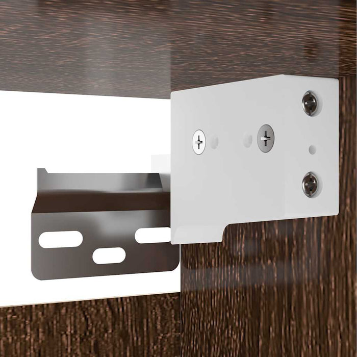 Dulap TV montaj pe perete, stejar maro, 30,5x30x30 cm WALTI