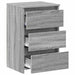 Noptiere, 2 buc., gri sonoma, 40x35x62,5 cm, lemn prelucrat - WALTI WALTI