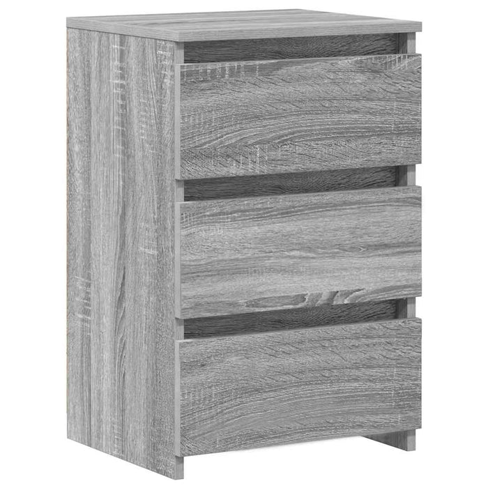 Noptiere, 2 buc., gri sonoma, 40x35x62,5 cm, lemn prelucrat - WALTI WALTI