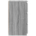 Noptiere, 2 buc., gri sonoma, 40x35x62,5 cm, lemn prelucrat - WALTI WALTI