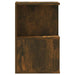 Noptiere, 2 buc., stejar fumuriu, 35x35x55 cm, lemn prelucrat - WALTI WALTI