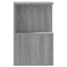 Noptiere, 2 buc., sonoma gri, 35x35x55 cm, lemn prelucrat - WALTI WALTI