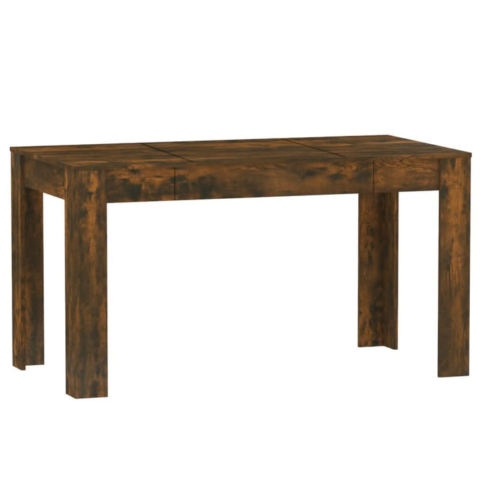 Masă bucătărie, stejar afumat, 140x74,5x76 cm, lemn prelucrat - WALTI WALTI
