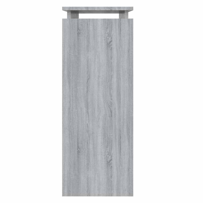 Măsuță consolă, gri sonoma, 80x30x80 cm, lemn prelucrat - WALTI WALTI