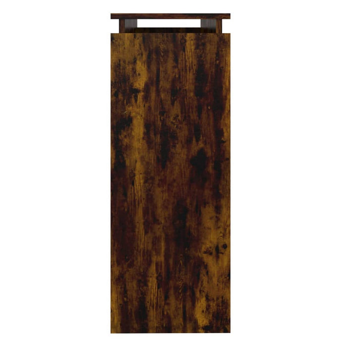Măsuță consolă, stejar fumuriu, 102x30x80 cm, lemn prelucrat - WALTI WALTI