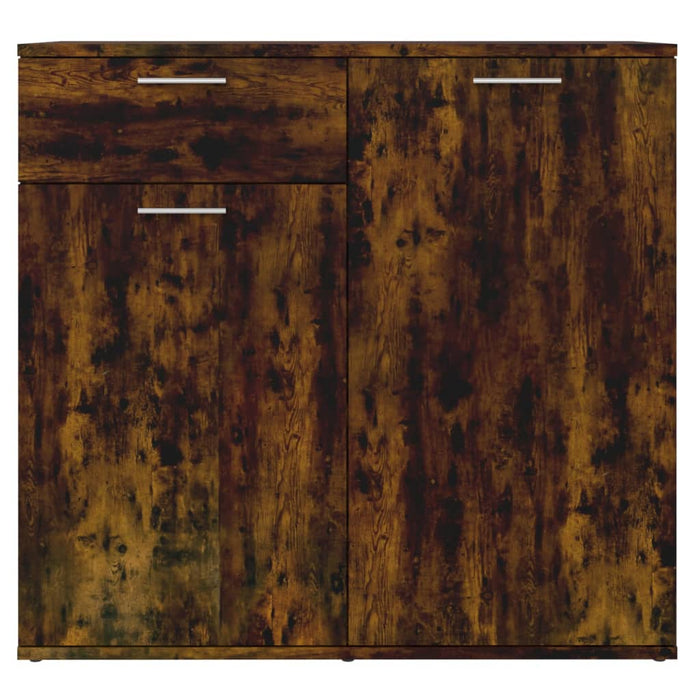 Dulap, stejar fumuriu, 80x36x75 cm, lemn compozit WALTI