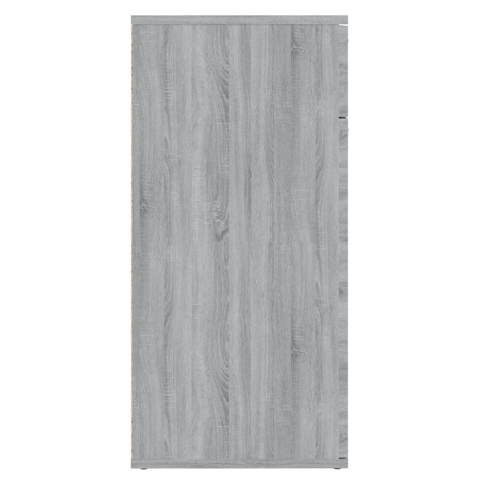 Dulap, sonoma gri, 80x36x75 cm, lemn compozit WALTI