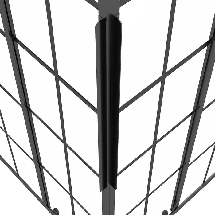 Cabină de duș, negru, 70x70x180 cm, ESG mat - WALTI WALTI