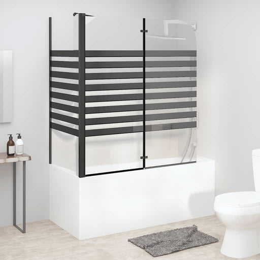Cabină de baie, 120x68x130 cm, sticlă securizată, dungi - WALTI WALTI