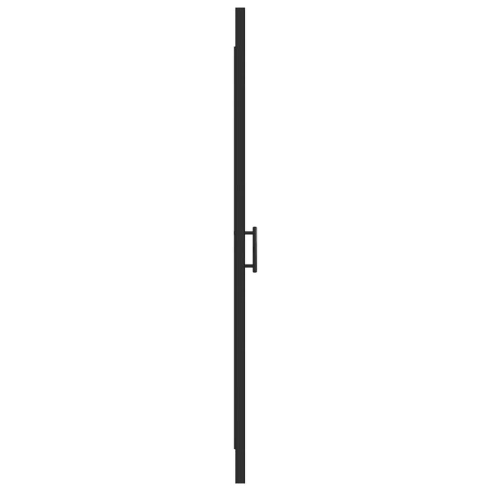 Ușă de duș, negru, 91x195 cm, sticlă securizată semi-mată - WALTI WALTI