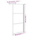 Paravan de duș walk-in negru 80x195 cm sticlă ESG model piatră - WALTI WALTI