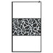 Paravan de duș walk-in negru 115x195 cm sticlă ESG model piatră - WALTI WALTI