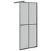 Paravan duș walk-in 80x195 cm sticlă securizată culoare închisă - WALTI WALTI