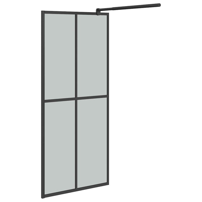Paravan duș walk-in 80x195 cm sticlă securizată culoare închisă - WALTI WALTI