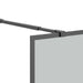 Paravan duș walk-in 80x195 cm sticlă securizată culoare închisă - WALTI WALTI