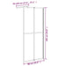 Paravan duș walk-in 80x195 cm sticlă securizată culoare închisă - WALTI WALTI