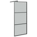 Paravan de duș walk-in 80x195 cm sticlă ESG închisă negru - WALTI WALTI