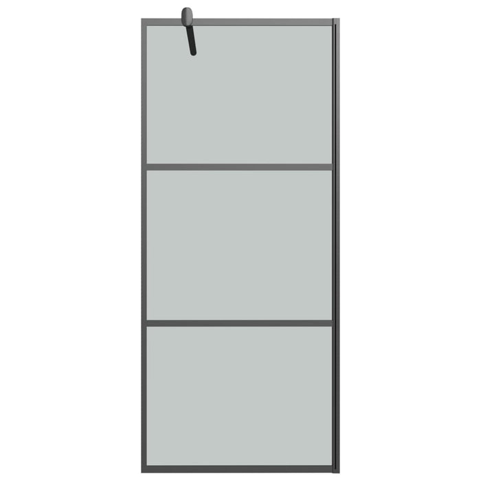 Paravan de duș walk-in 80x195 cm sticlă ESG închisă negru - WALTI WALTI