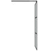 Paravan de duș walk-in 80x195 cm sticlă ESG închisă negru - WALTI WALTI