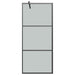 Paravan duș walk-in negru 90x195 cm sticlă ESG culoare închisă - WALTI WALTI
