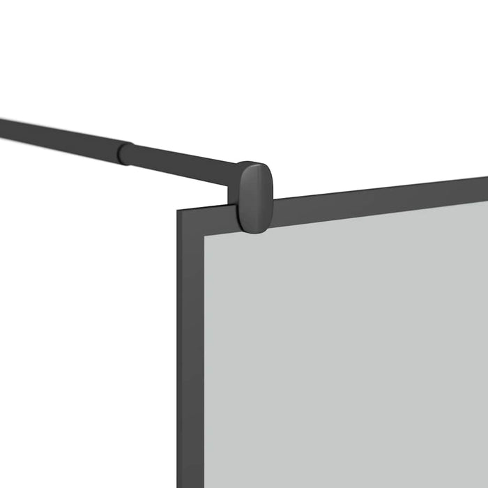 Paravan duș walk-in negru 90x195 cm sticlă ESG culoare închisă - WALTI WALTI
