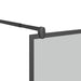 Paravan duș walk-in negru 90x195 cm sticlă ESG culoare închisă - WALTI WALTI