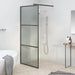 Paravan duș walk-in negru 90x195 cm sticlă ESG culoare închisă - WALTI WALTI