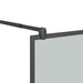 Paravan duș walk-in negru 115x195 cm sticlă ESG culoare închisă - WALTI WALTI