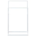 Suport de prosoape autonom, alb, 48x24x78,5 cm, fier - WALTI WALTI