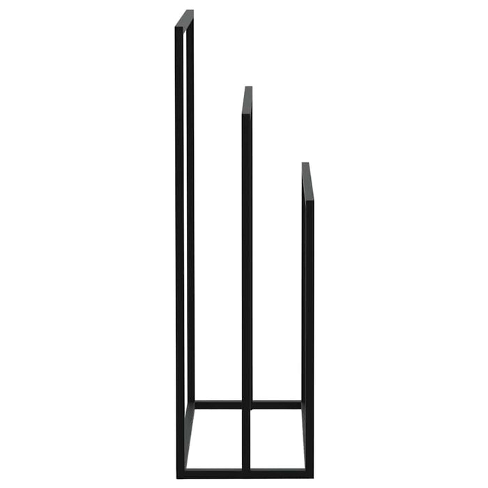 Suport de prosoape autonom, negru, 48x24x79 cm, fier - WALTI WALTI