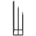 Suport de prosoape autonom, negru, 48x24x79 cm, fier - WALTI WALTI