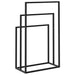 Suport de prosoape autonom, negru, 48x24x79 cm, fier - WALTI WALTI