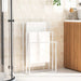 Suport de prosoape autonom, alb, 48x24x79 cm, fier - WALTI WALTI