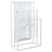 Suport de prosoape autonom, alb, 48x24x79 cm, fier - WALTI WALTI