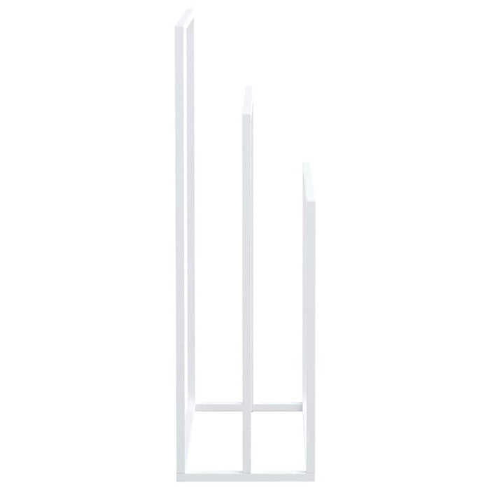 Suport de prosoape autonom, alb, 48x24x79 cm, fier - WALTI WALTI