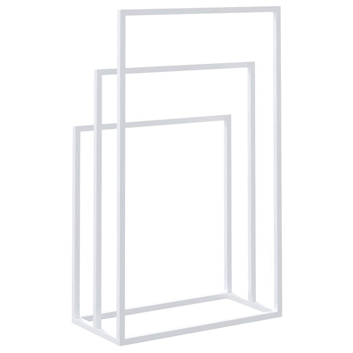 Suport de prosoape autonom, alb, 48x24x79 cm, fier - WALTI WALTI