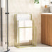Suport de prosoape autonom, auriu, 48x24x79 cm, fier - WALTI WALTI