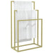 Suport de prosoape autonom, auriu, 48x24x79 cm, fier - WALTI WALTI