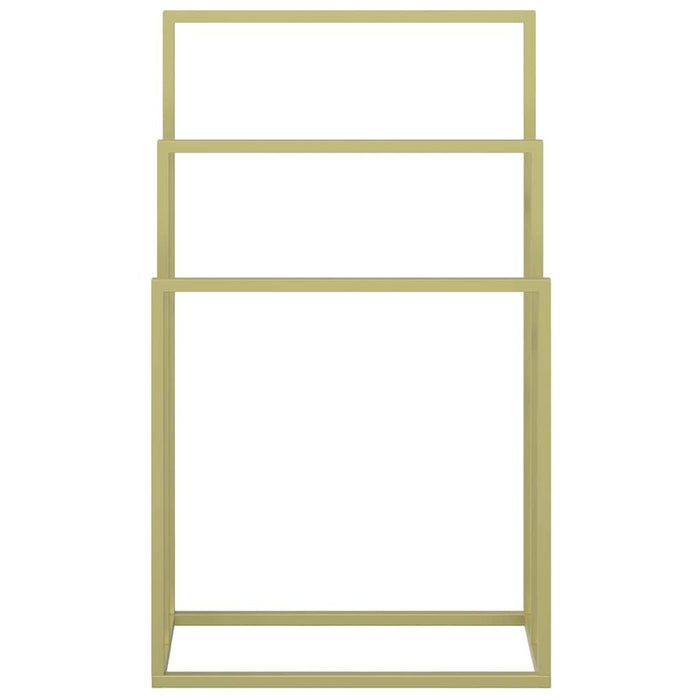 Suport de prosoape autonom, auriu, 48x24x79 cm, fier - WALTI WALTI