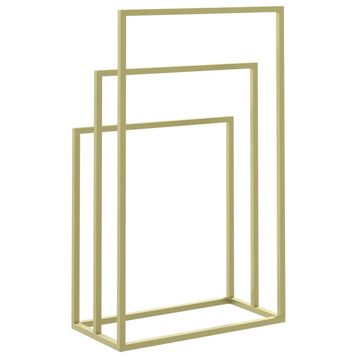 Suport de prosoape autonom, auriu, 48x24x79 cm, fier - WALTI WALTI