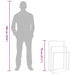 Suport de prosoape autonom, auriu, 48x24x79 cm, fier - WALTI WALTI